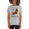 Carriacou African Kente Green and Red T shirt - DgreenzStore 